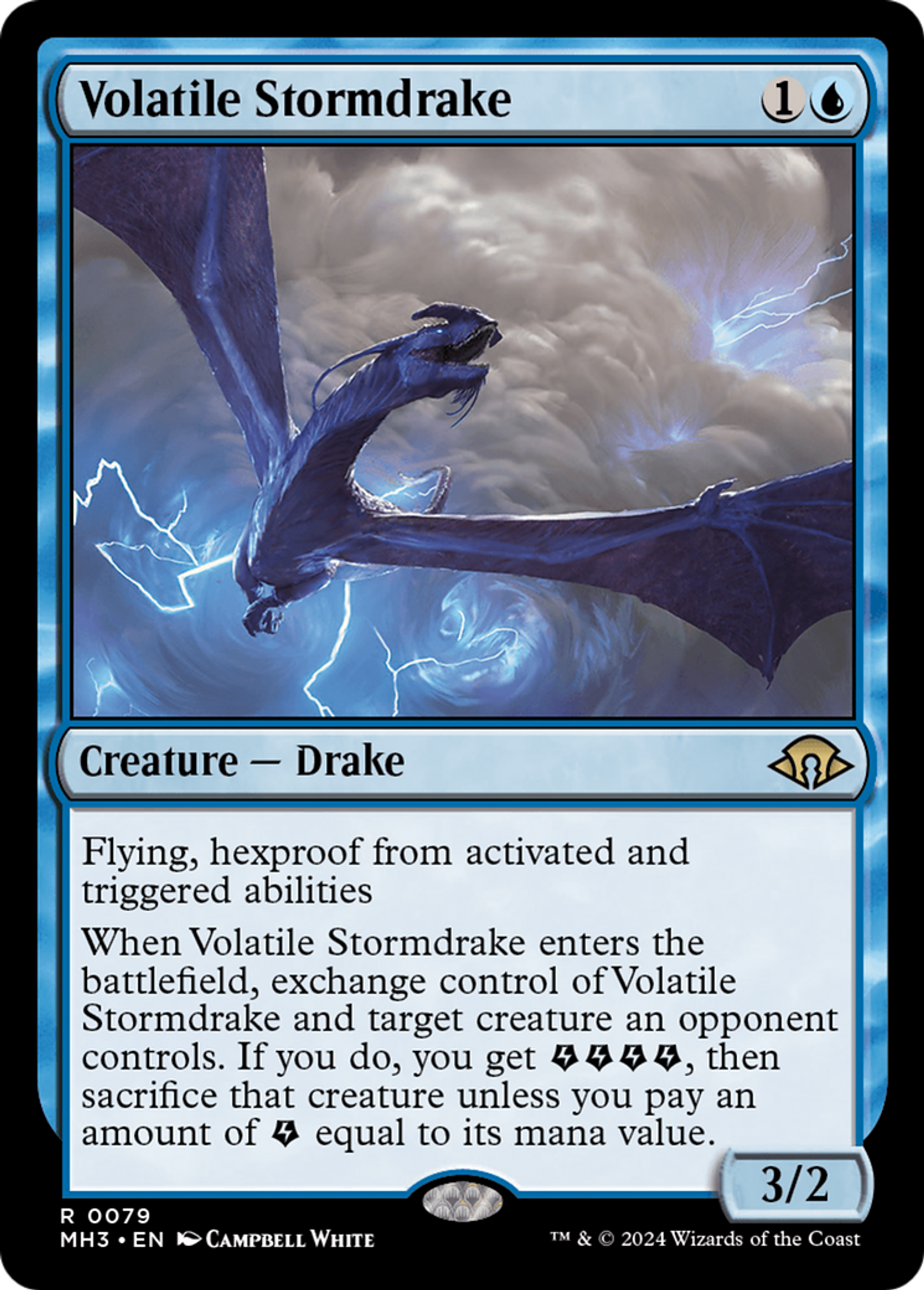 Volatile Stormdrake — Modern Horizons 3 — Magic: The Gathering