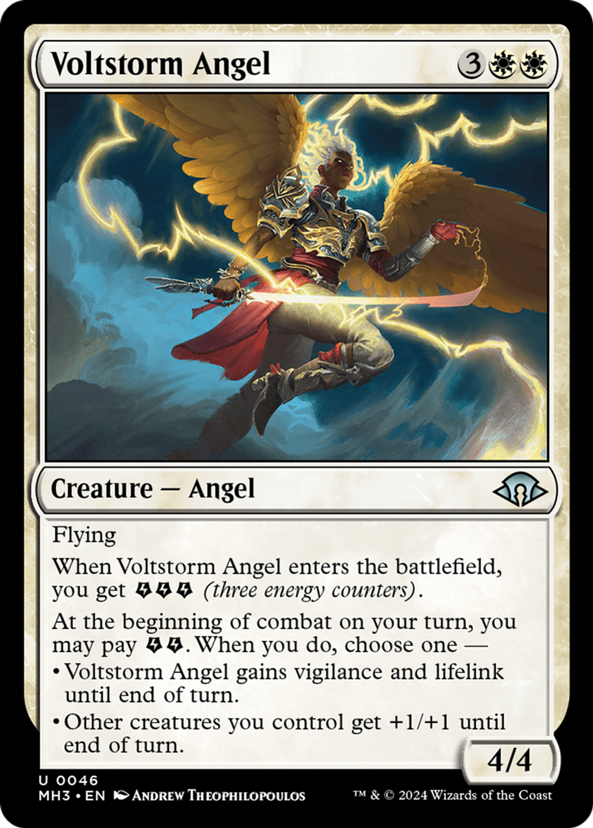 Voltstorm Angel — Modern Horizons 3 — Magic: The Gathering