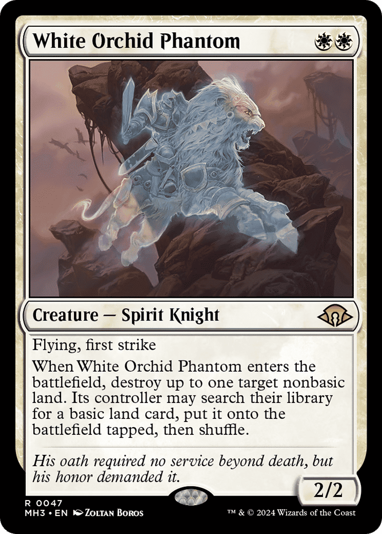 White Orchid Phantom — Modern Horizons 3 — Magic: The Gathering