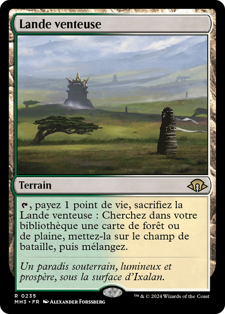 Lande venteuse — Modern Horizons 3 — Magic: The Gathering