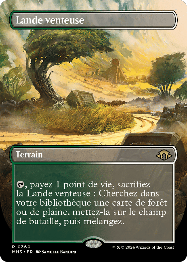 Lande venteuse — Modern Horizons 3 — Magic: The Gathering
