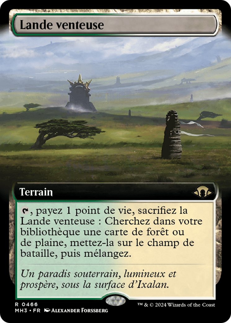 Lande venteuse — Modern Horizons 3 — Magic: The Gathering