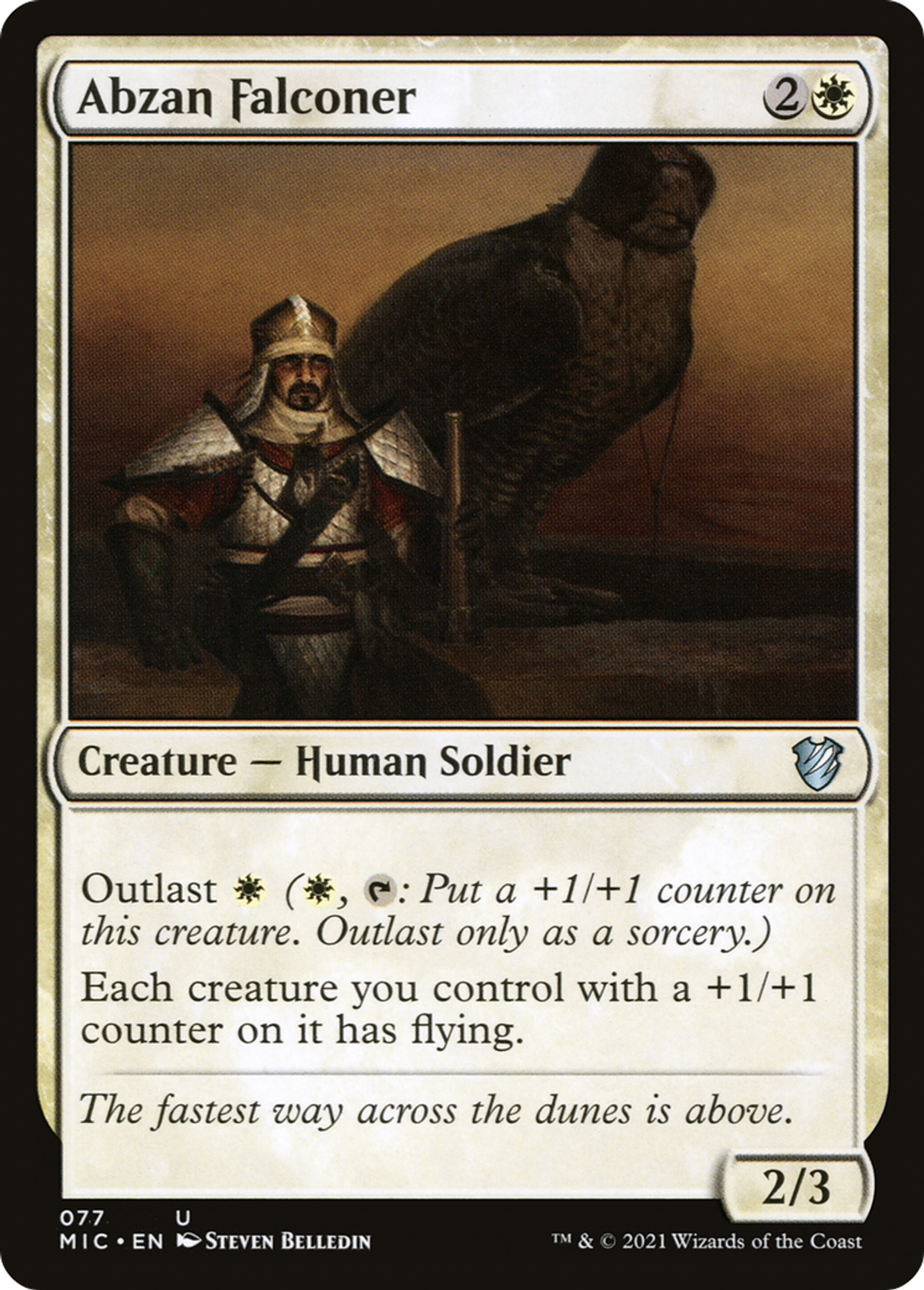Fauconnier abzan — Midnight Hunt Commander — Magic: The Gathering