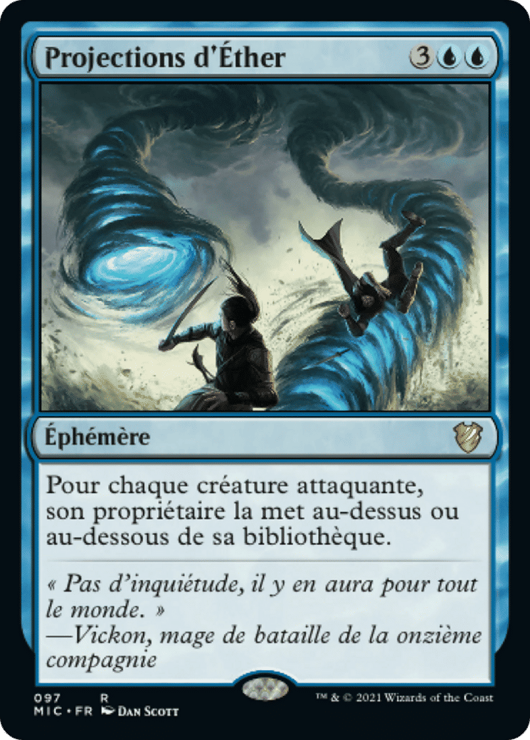 Projections d'Aether — Midnight Hunt Commander — Magic: The Gathering
