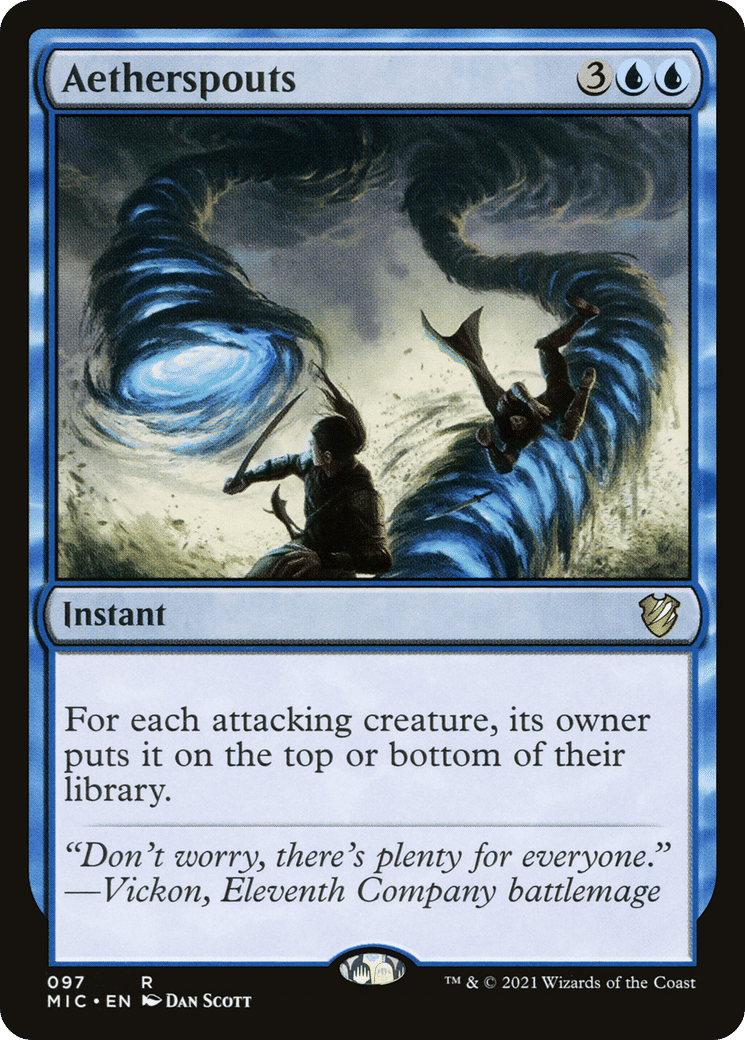 Aetherspouts — Midnight Hunt Commander — Magic: The Gathering