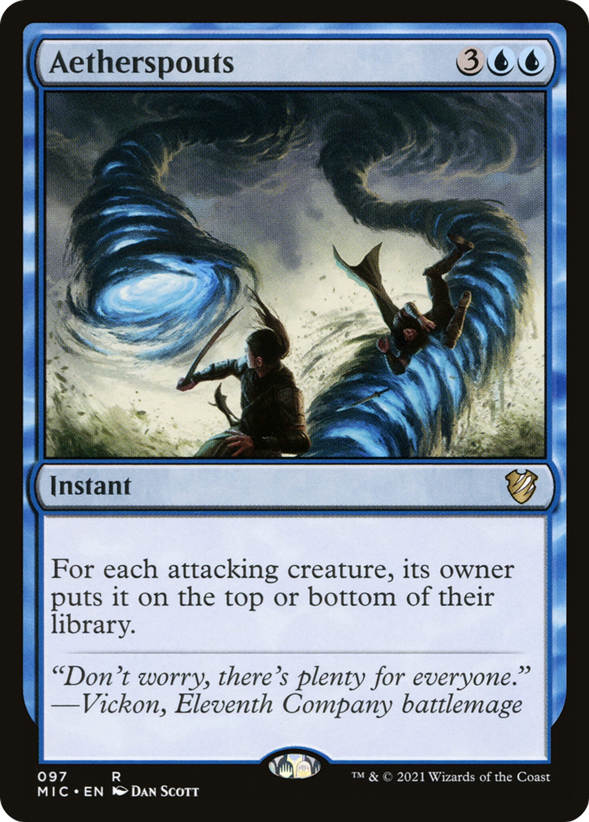 Projections d'Aether — Midnight Hunt Commander — Magic: The Gathering