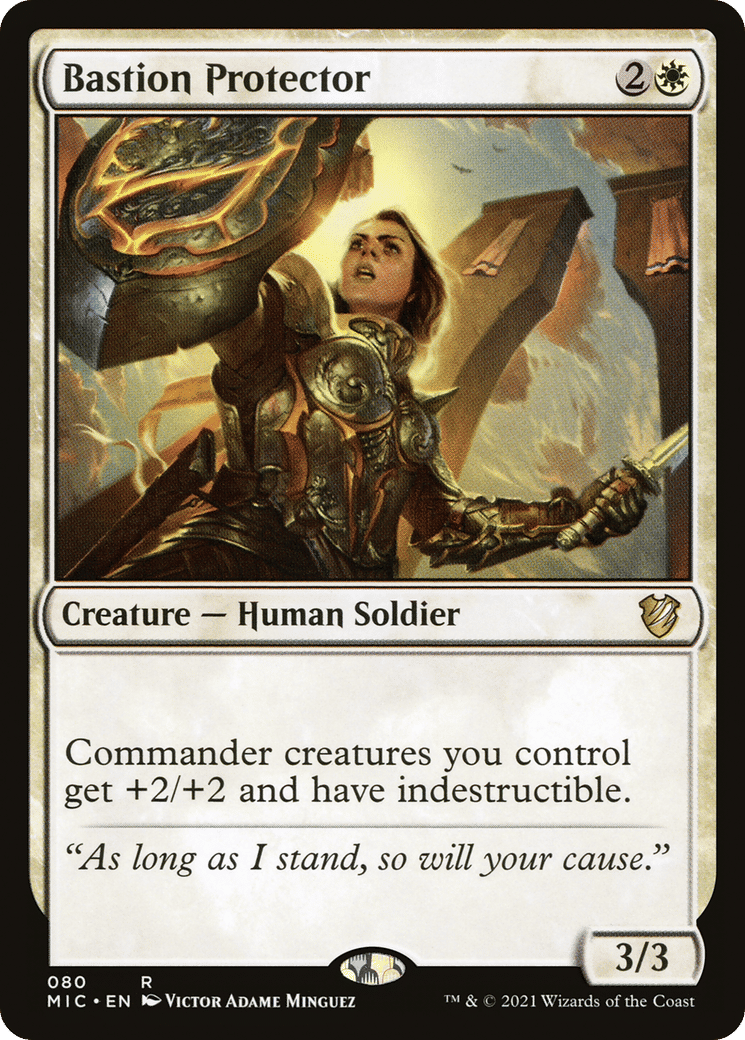 Bastion Protector — Midnight Hunt Commander — Magic: The Gathering