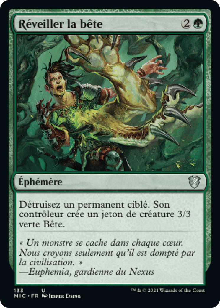 Réveiller la bête — Midnight Hunt Commander — Magic: The Gathering