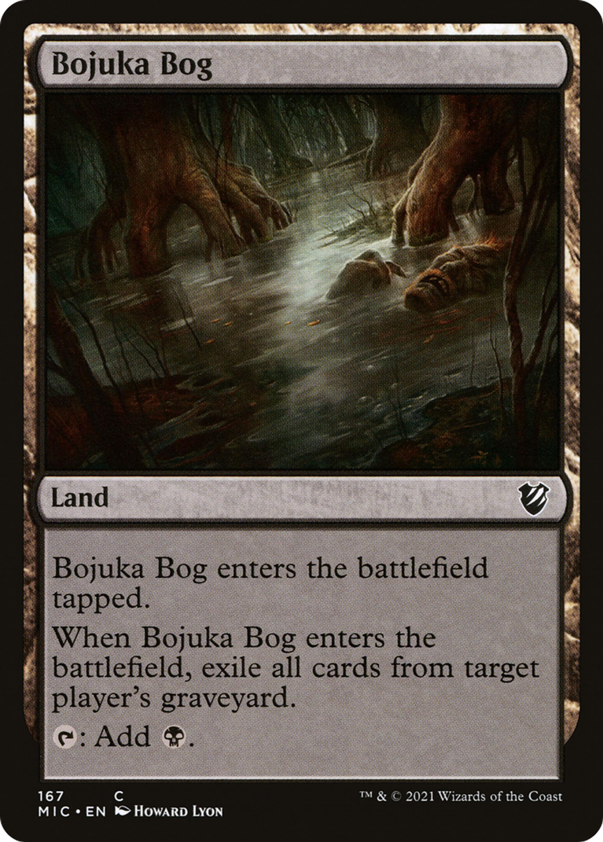 Marécage de Bojuka — Midnight Hunt Commander — Magic: The Gathering