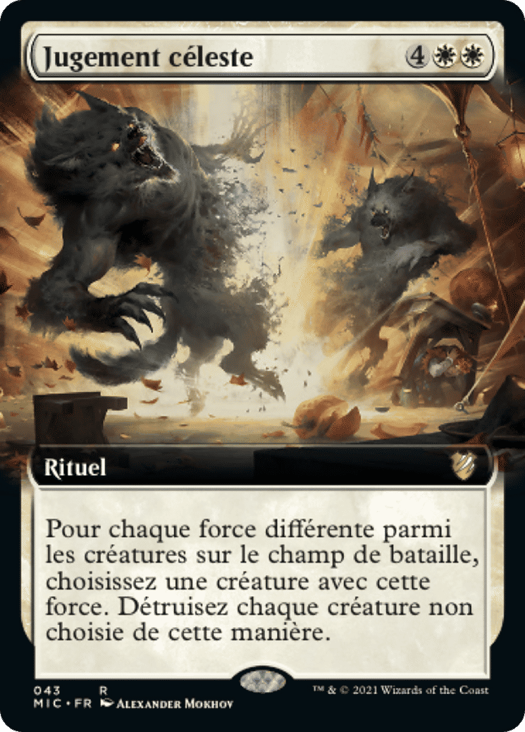 Jugement céleste — Midnight Hunt Commander — Magic: The Gathering
