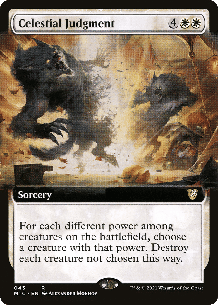 Celestial Judgment — Midnight Hunt Commander — Magic: The Gathering