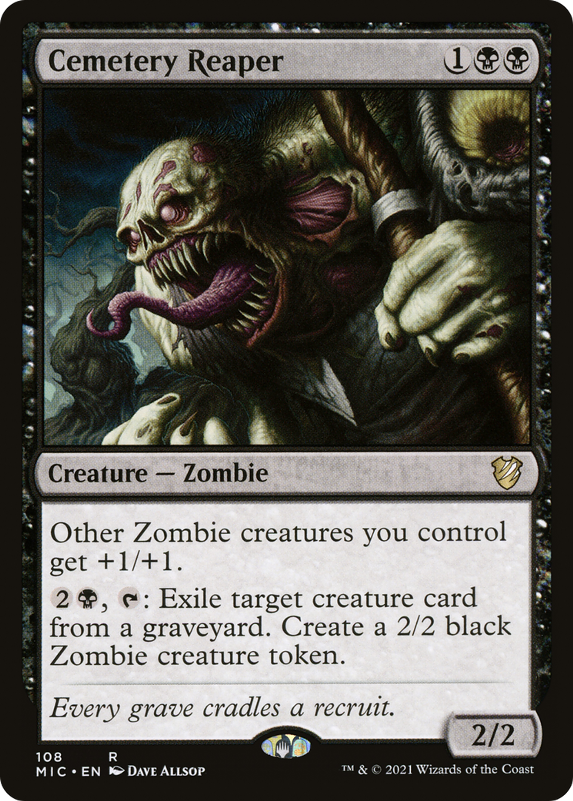 Faucheur des cimetières — Midnight Hunt Commander — Magic: The Gathering