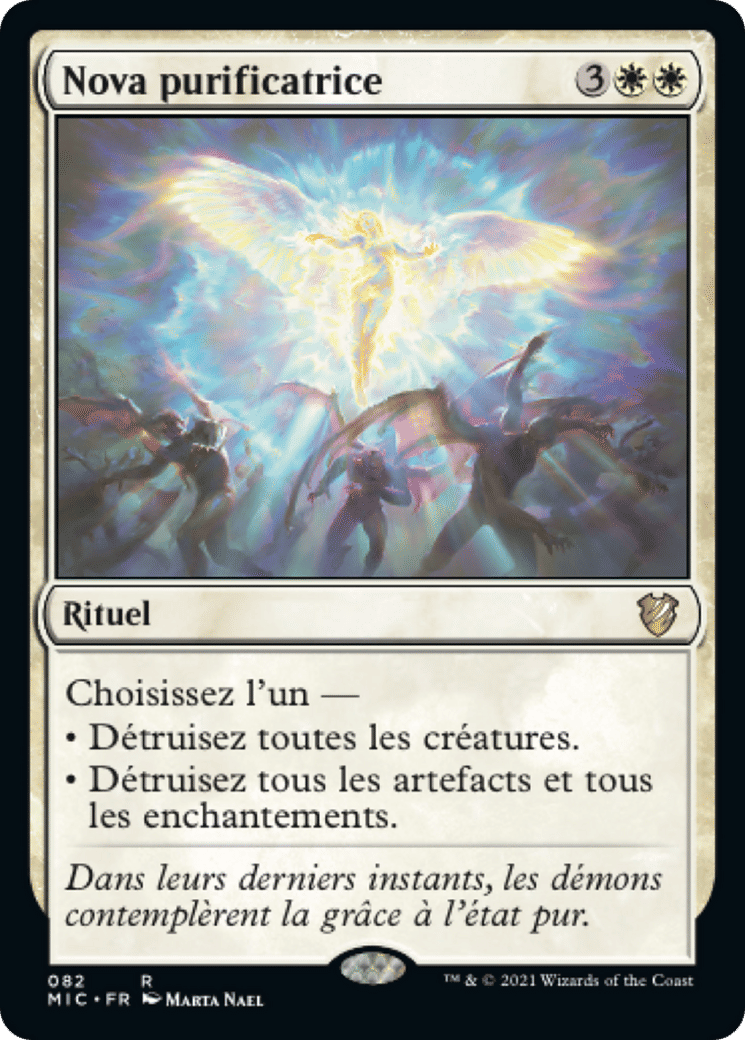 Nova purificatrice — Midnight Hunt Commander — Magic: The Gathering
