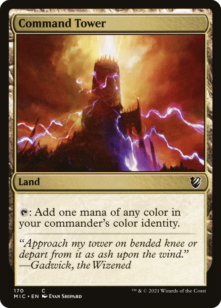 Command Tower — Midnight Hunt Commander — Magic: The Gathering