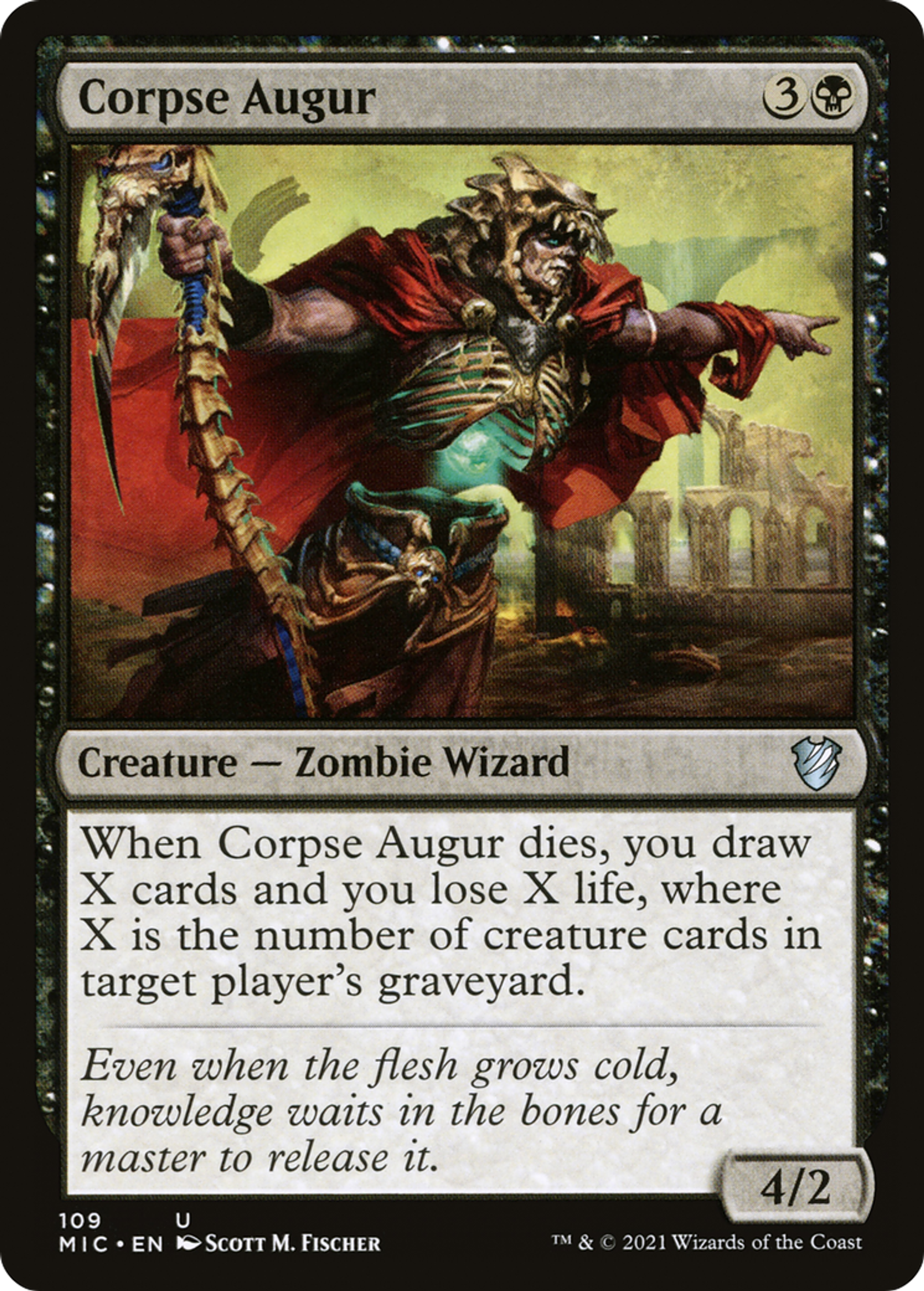 Augure des cadavres — Midnight Hunt Commander — Magic: The Gathering