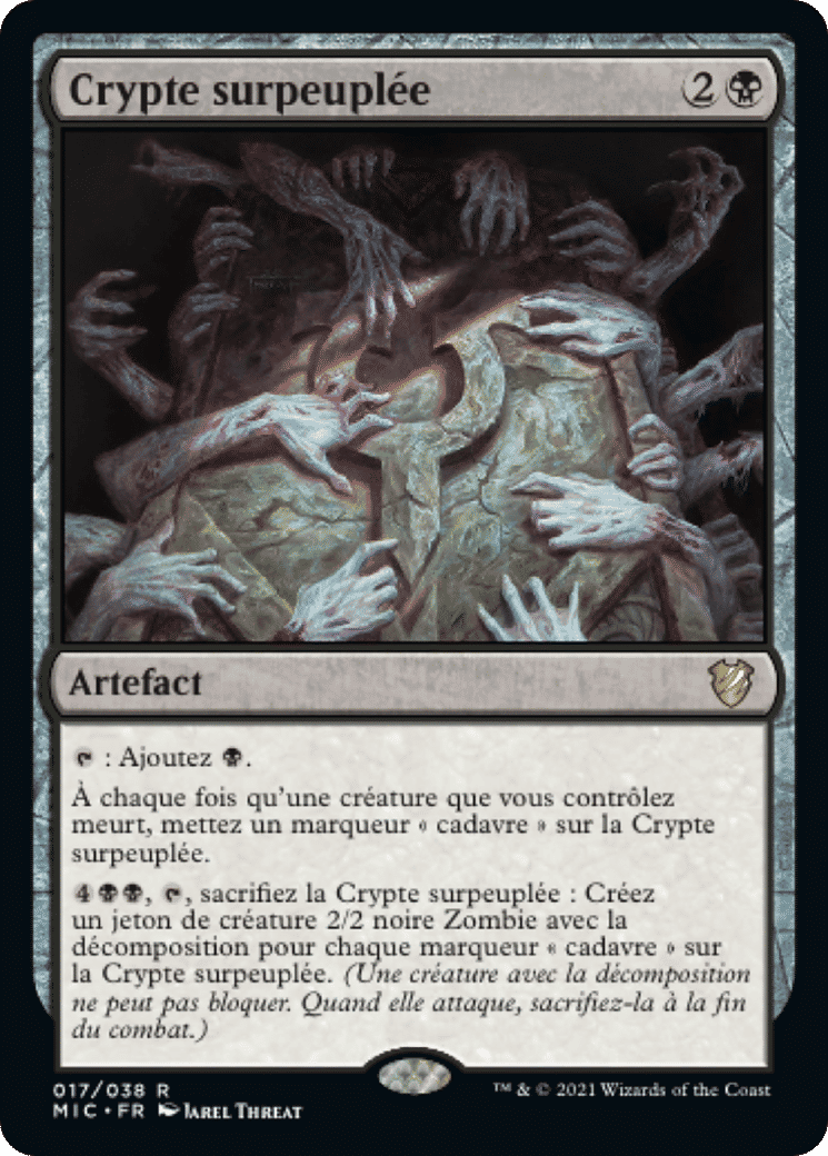Crypte surpeuplée — Midnight Hunt Commander — Magic: The Gathering
