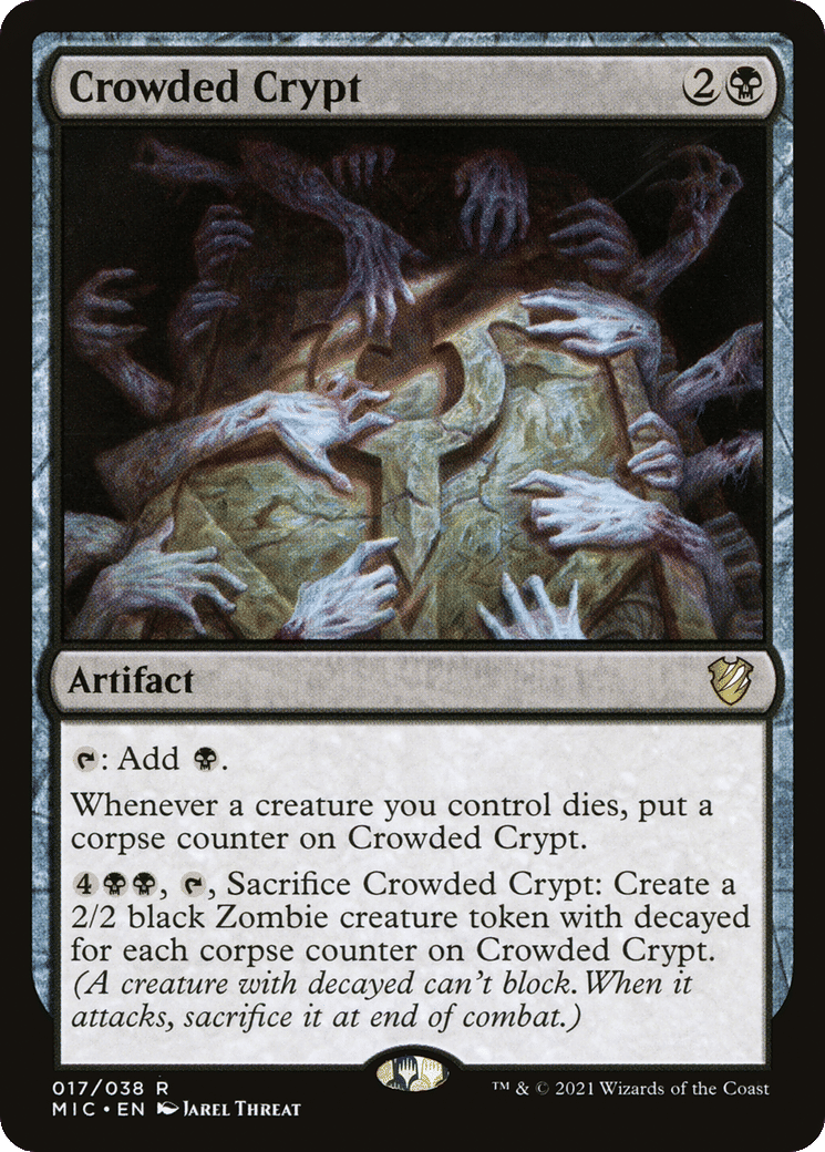 Crowded Crypt — Midnight Hunt Commander — Magic: The Gathering
