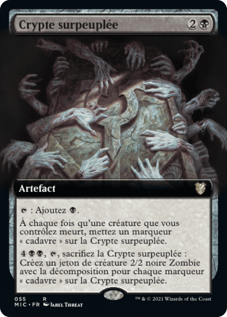 Crypte surpeuplée — Midnight Hunt Commander — Magic: The Gathering