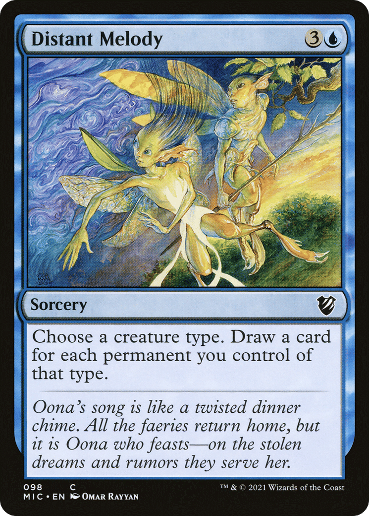Distant Melody — Midnight Hunt Commander — Magic: The Gathering