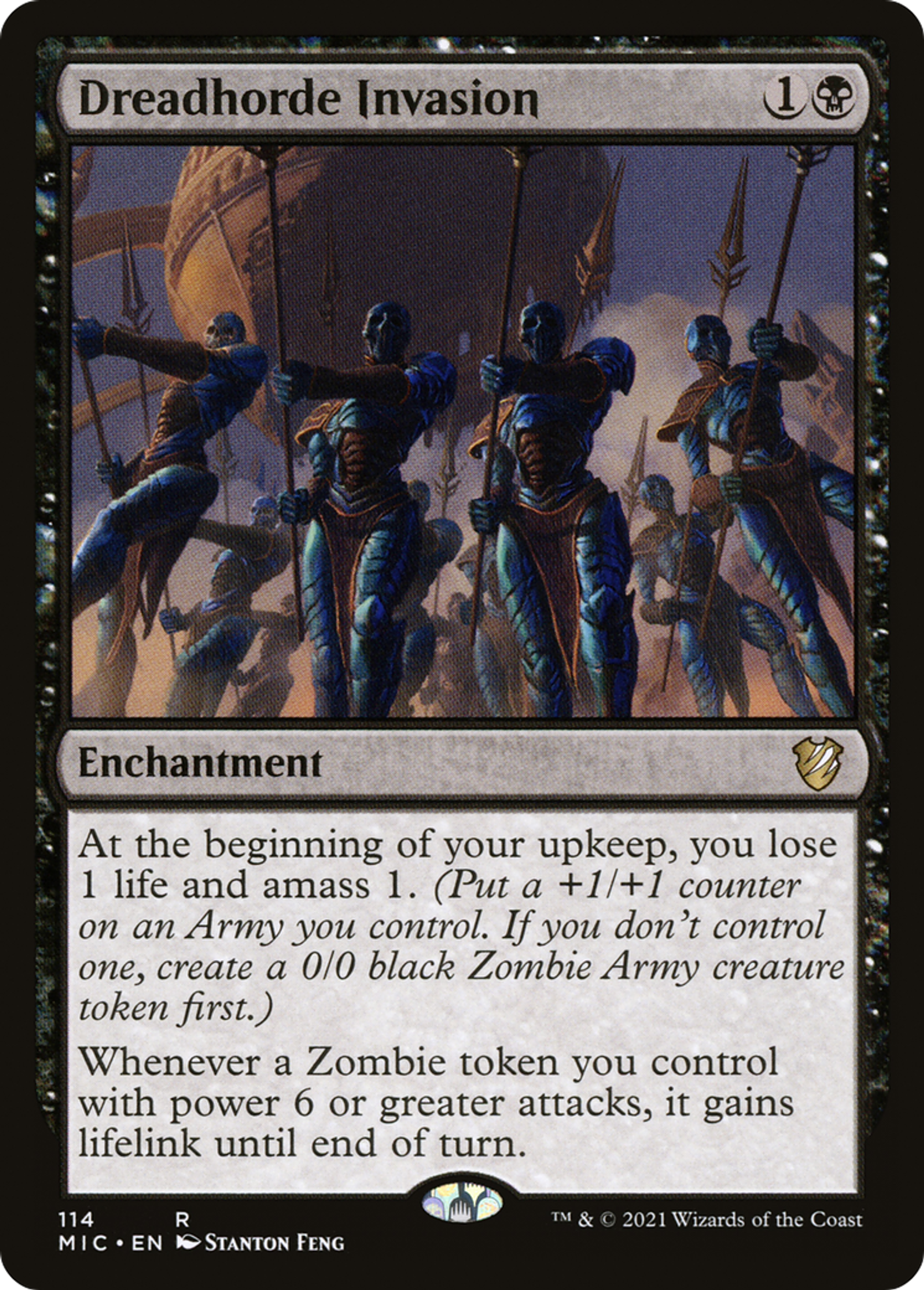 Invasion de la Horde de l'effroi — Midnight Hunt Commander — Magic: The Gathering