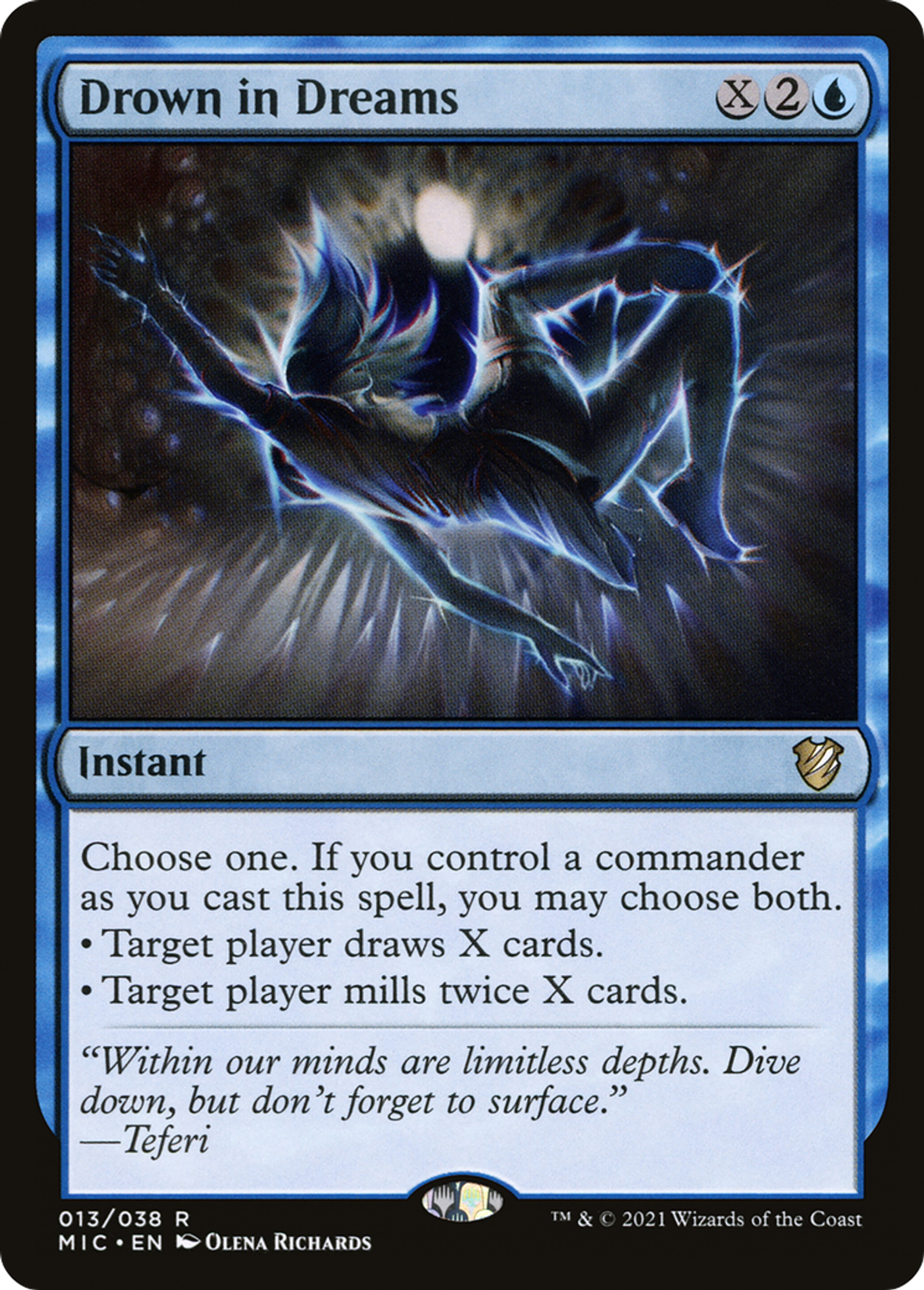 Rêves accablants — Midnight Hunt Commander — Magic: The Gathering