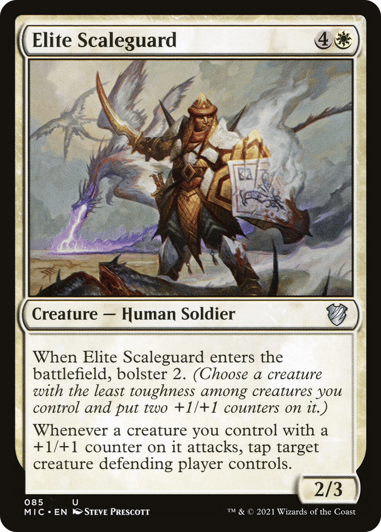 Elite Scaleguard — Midnight Hunt Commander — Magic: The Gathering