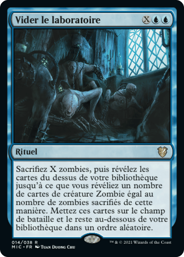 Vider le laboratoire — Midnight Hunt Commander — Magic: The Gathering