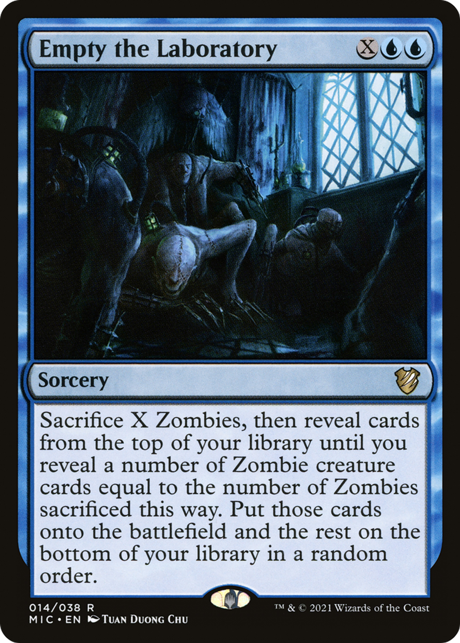 Empty the Laboratory — Midnight Hunt Commander — Magic: The Gathering
