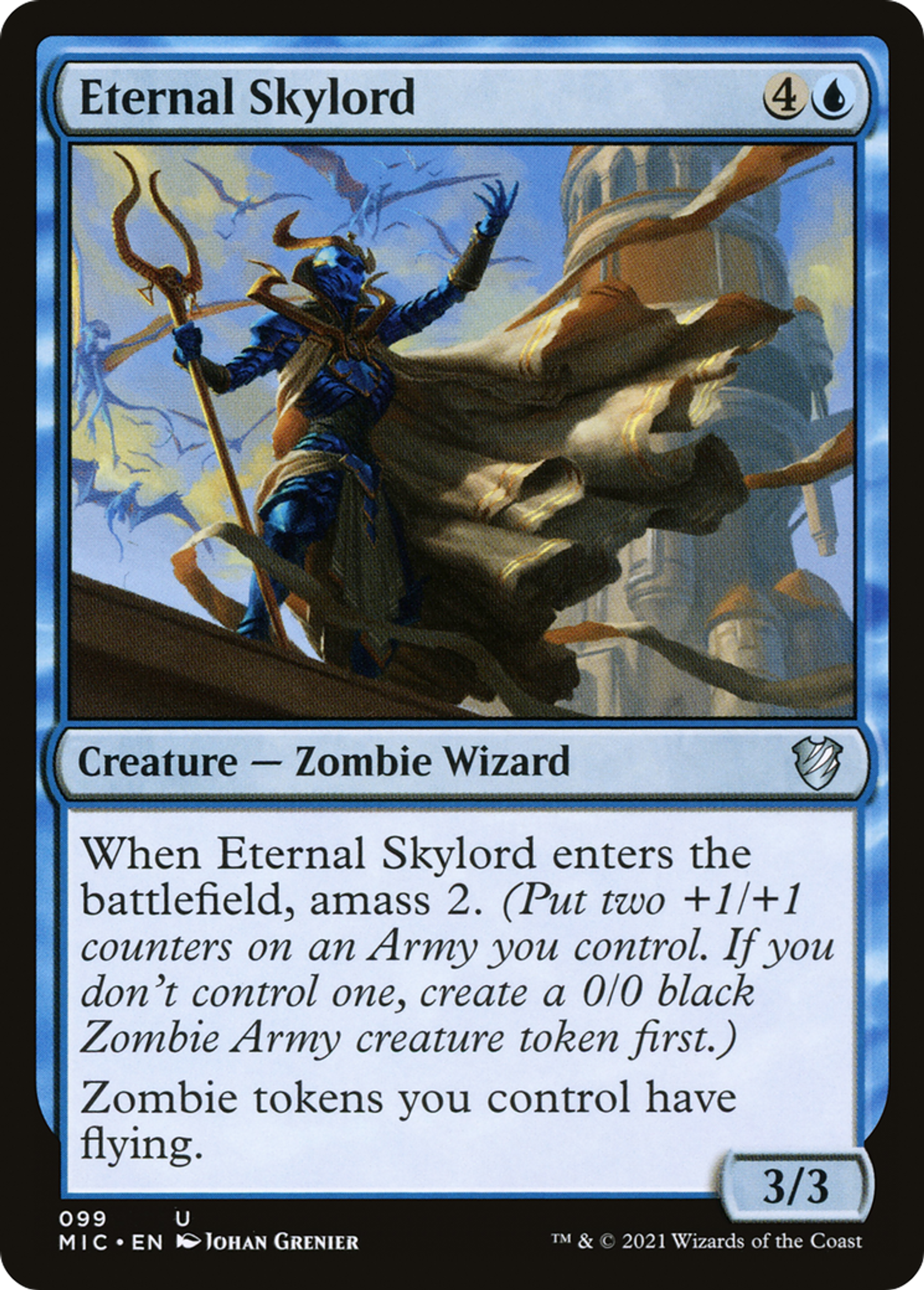 Éternel seigneur céleste — Midnight Hunt Commander — Magic: The Gathering