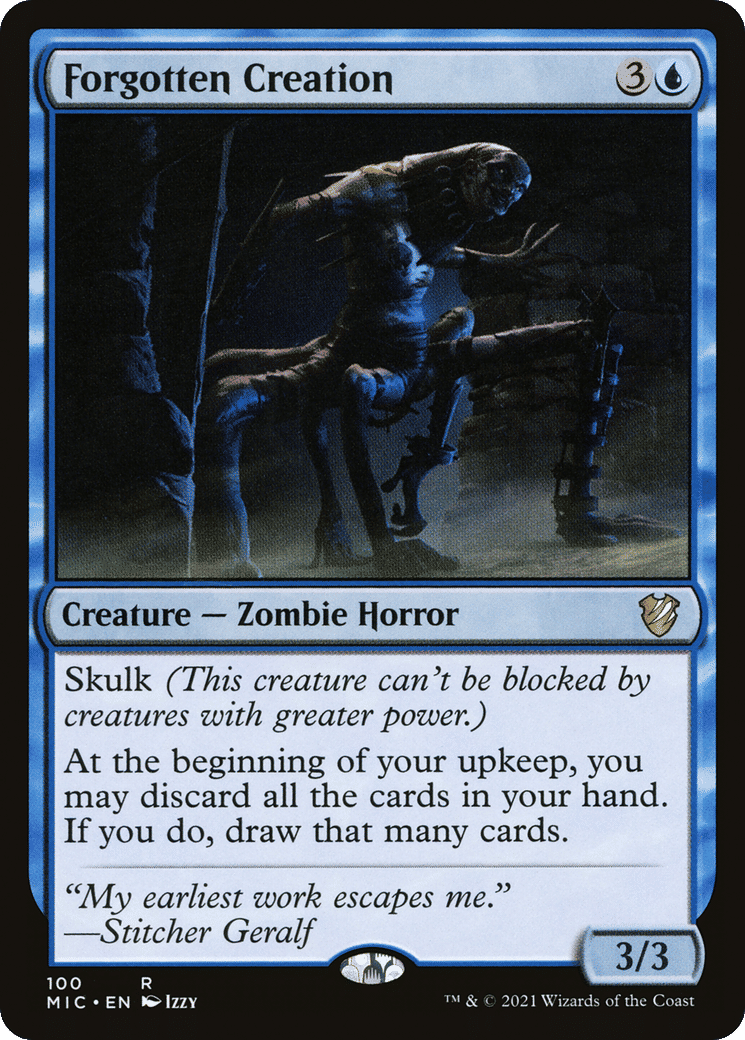 Forgotten Creation — Midnight Hunt Commander — Magic: The Gathering