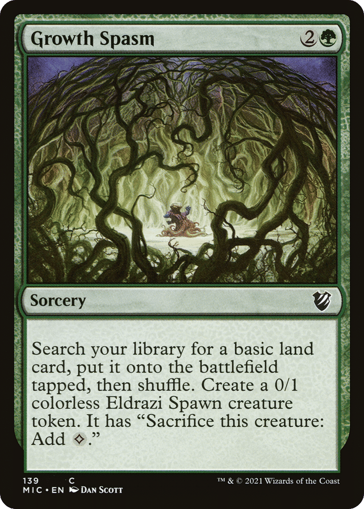 Growth Spasm — Midnight Hunt Commander — Magic: The Gathering