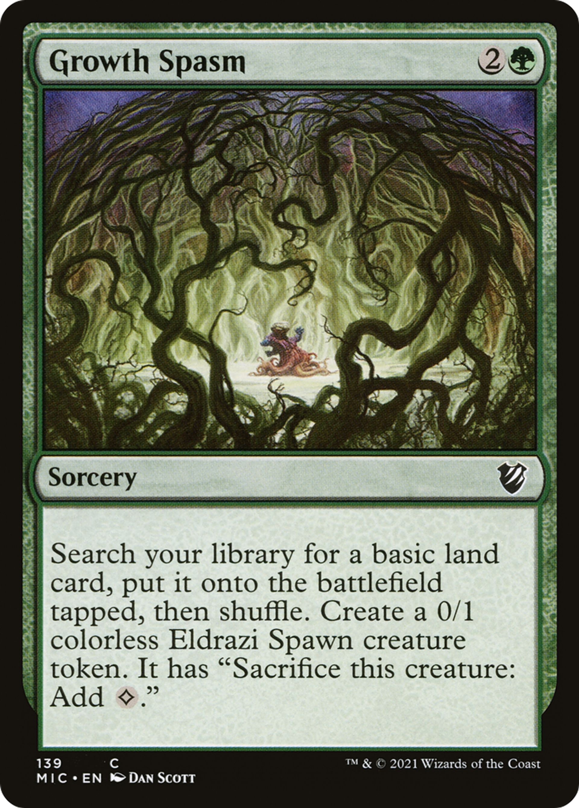 Growth Spasm — Midnight Hunt Commander — Magic: The Gathering