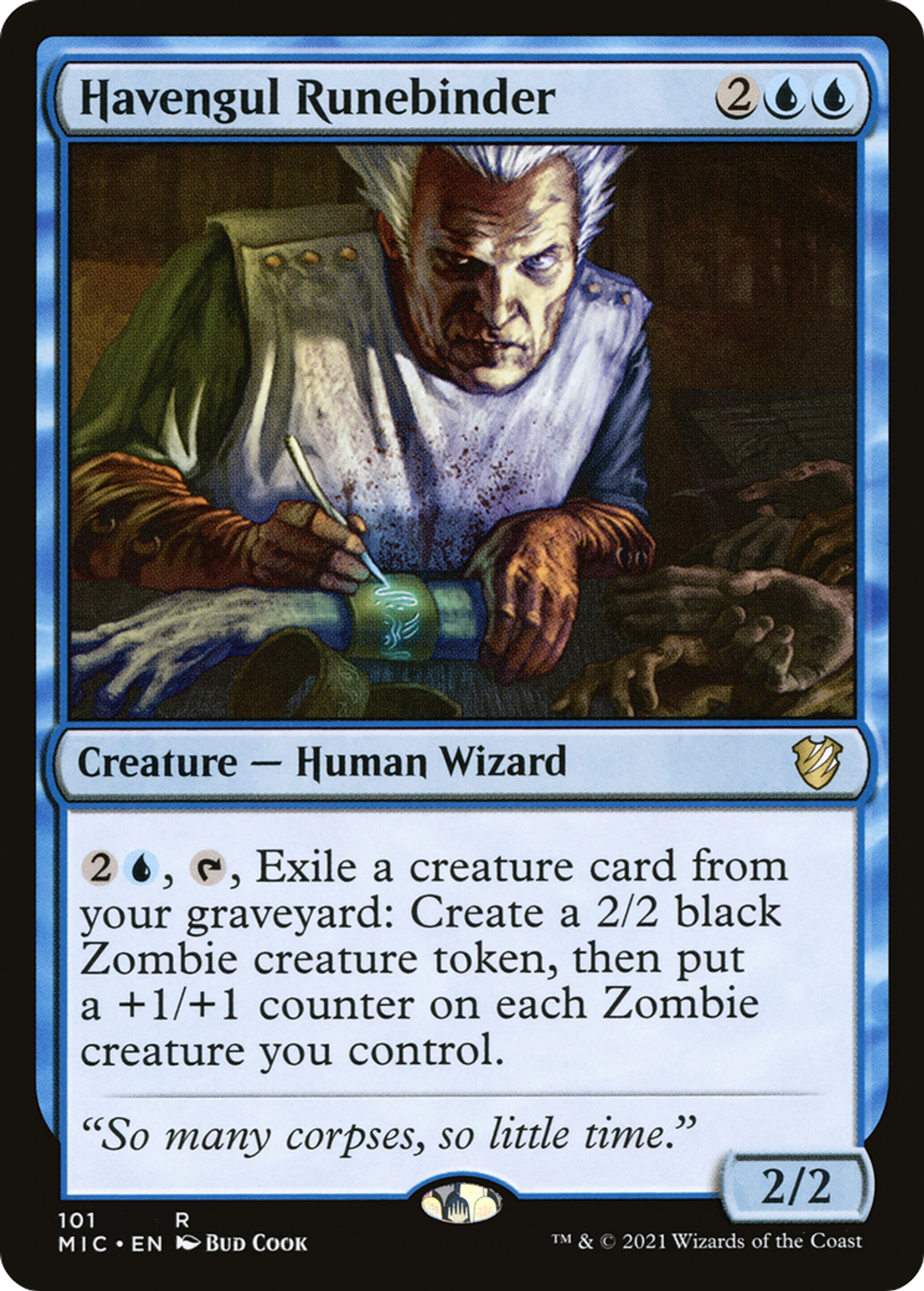 Entraveur de runes de Havengul — Midnight Hunt Commander — Magic: The Gathering