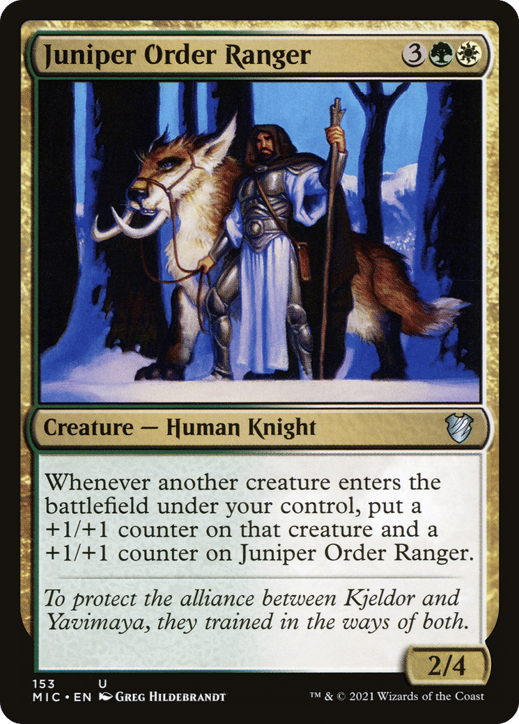 Juniper Order Ranger — Midnight Hunt Commander — Magic: The Gathering