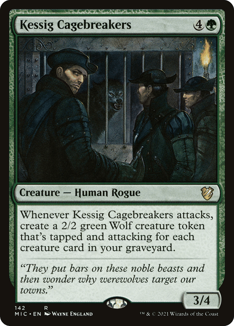Kessig Cagebreakers — Midnight Hunt Commander — Magic: The Gathering