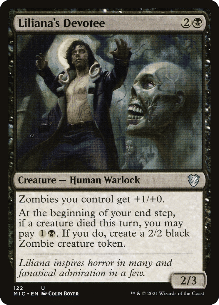 Liliana's Devotee — Midnight Hunt Commander — Magic: The Gathering