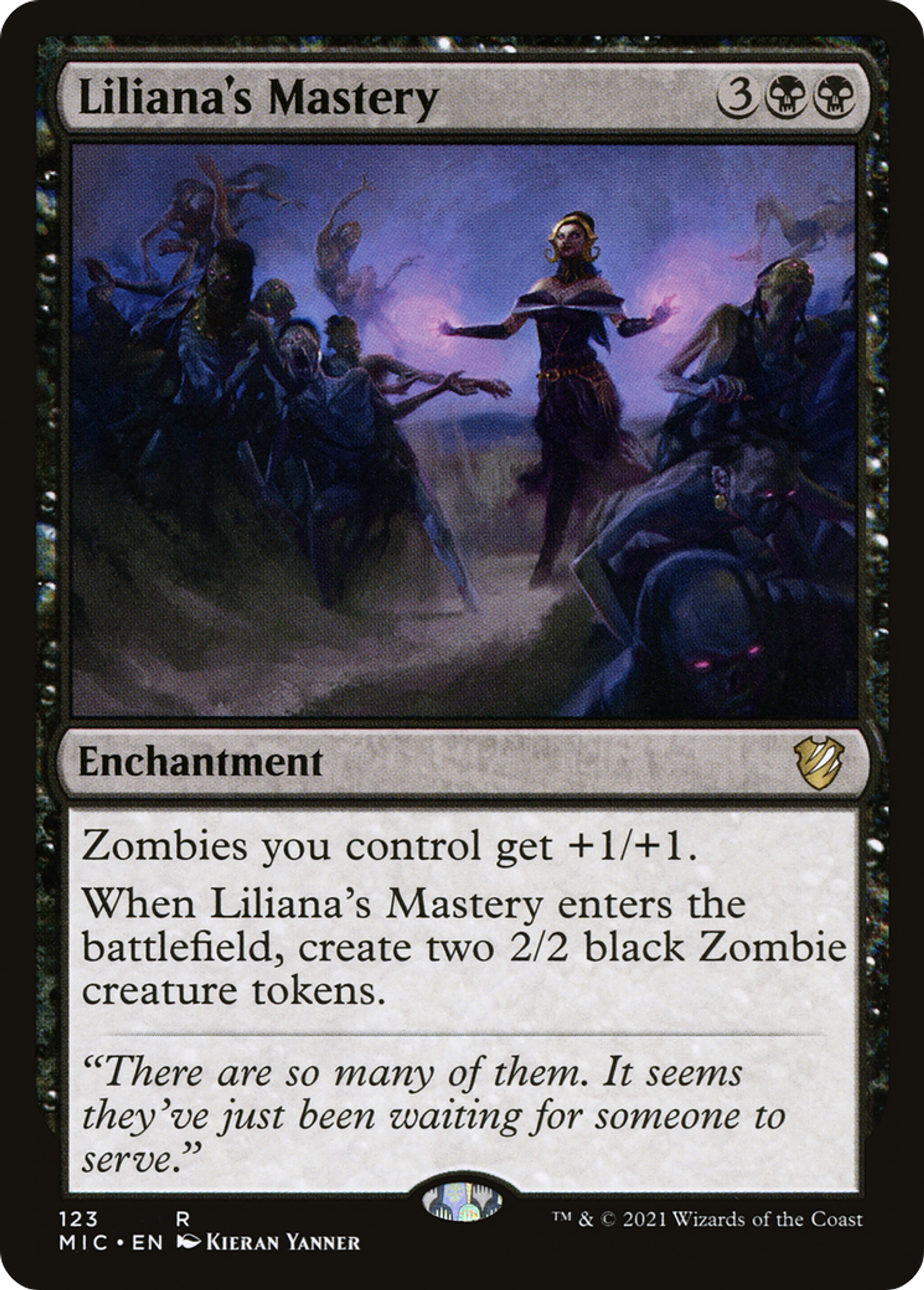 Maîtrise de Liliana — Midnight Hunt Commander — Magic: The Gathering