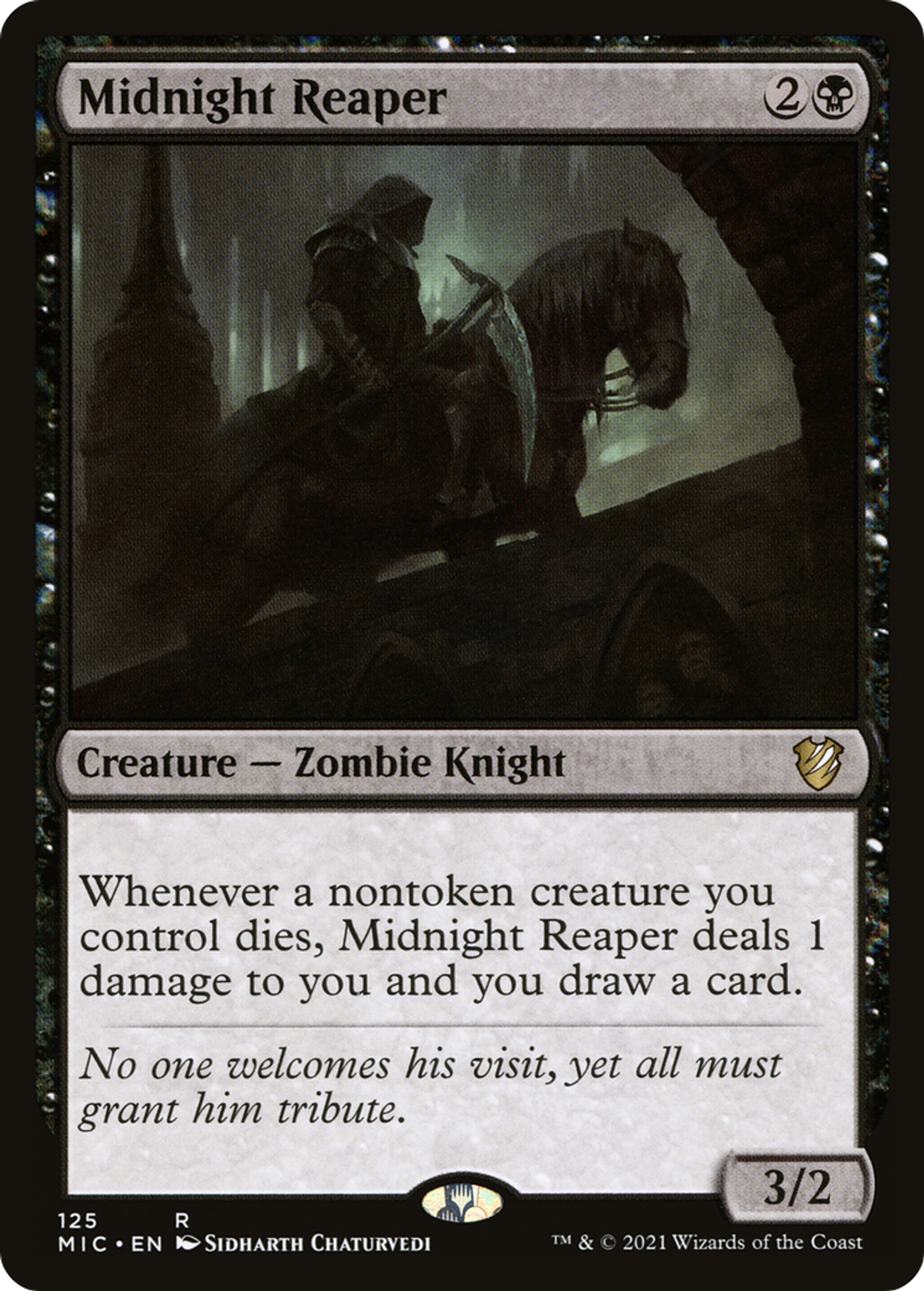 Faucheur de minuit — Midnight Hunt Commander — Magic: The Gathering