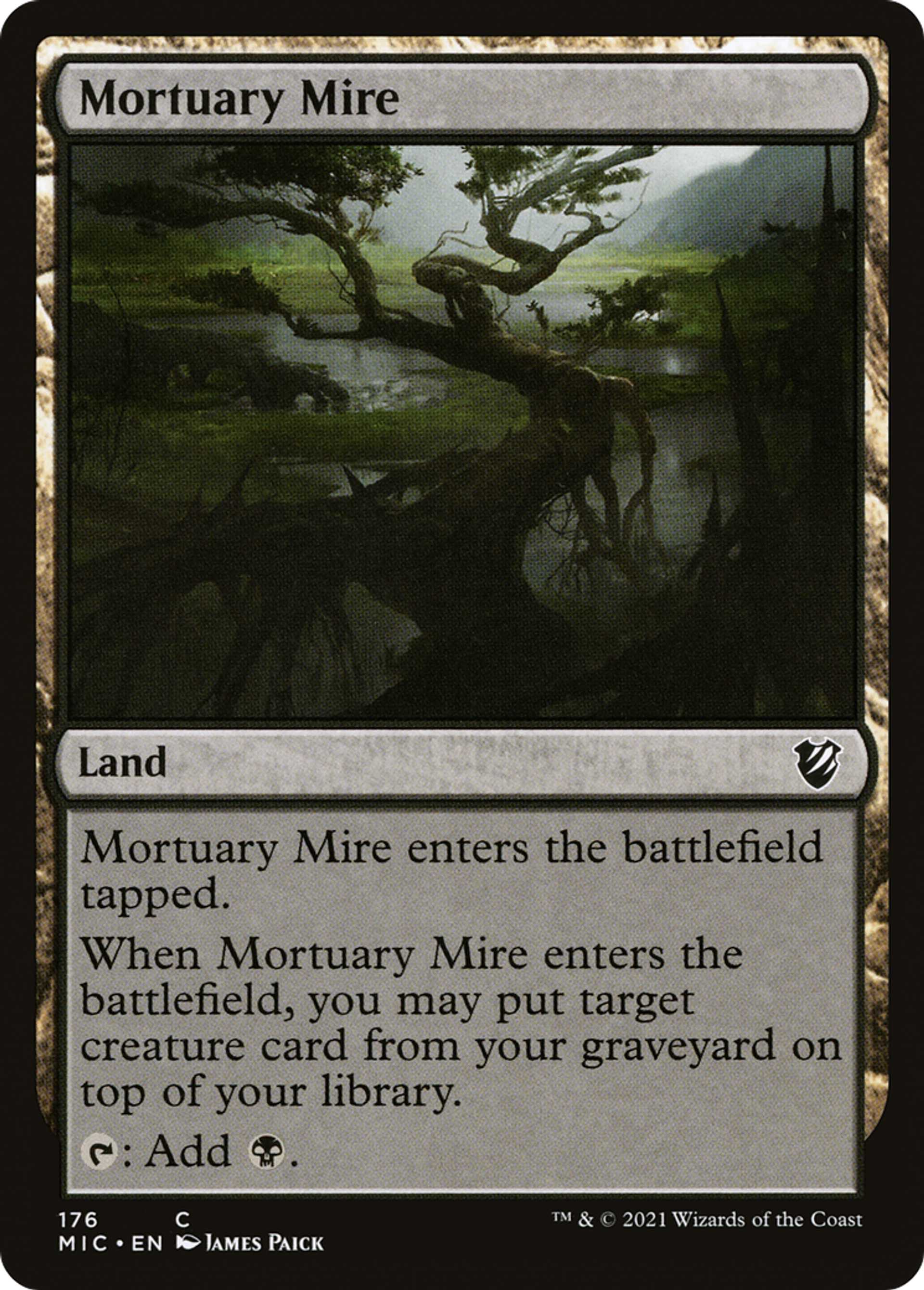 Fondrière mortuaire — Midnight Hunt Commander — Magic: The Gathering