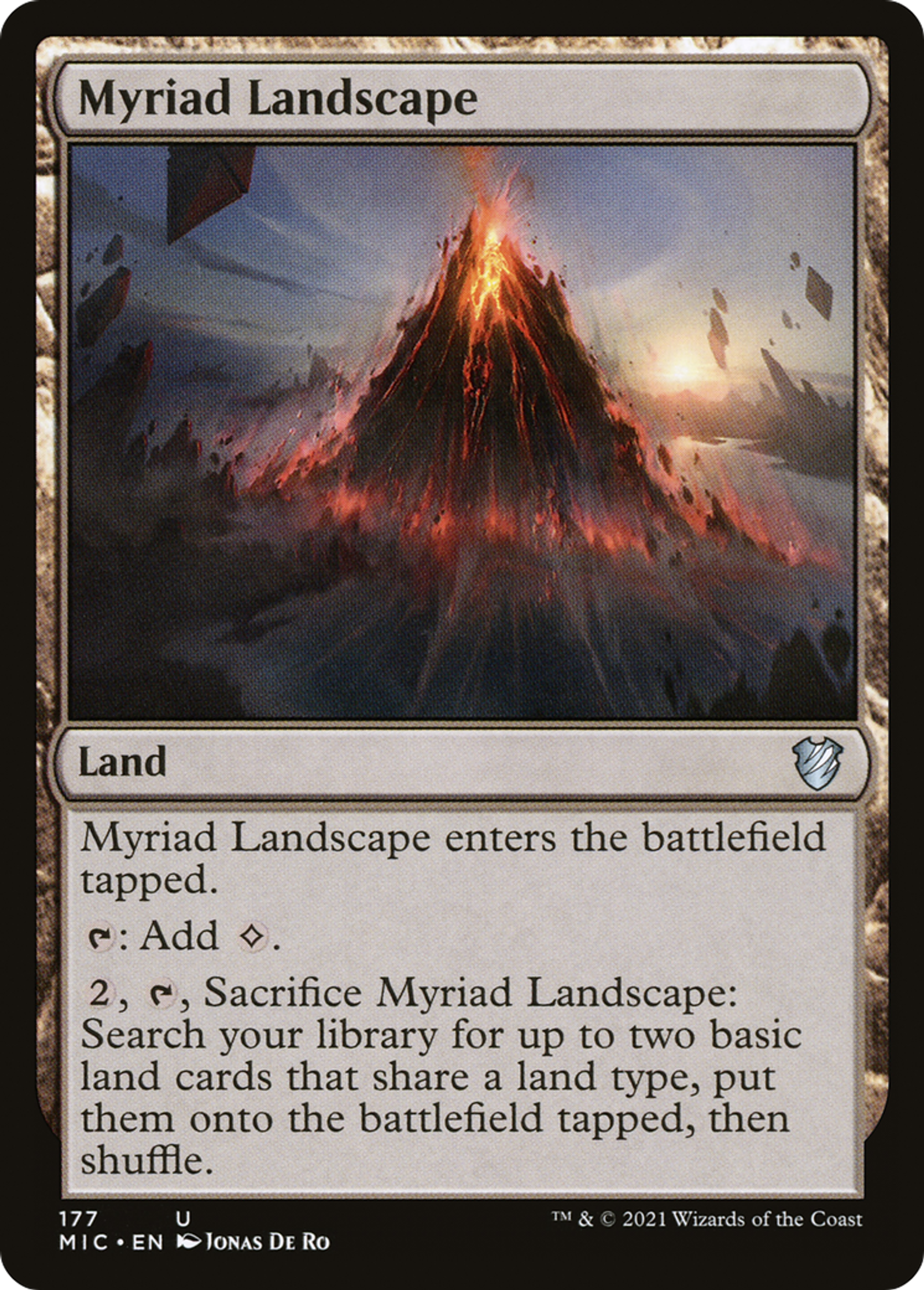 Paysage myriadaire — Midnight Hunt Commander — Magic: The Gathering