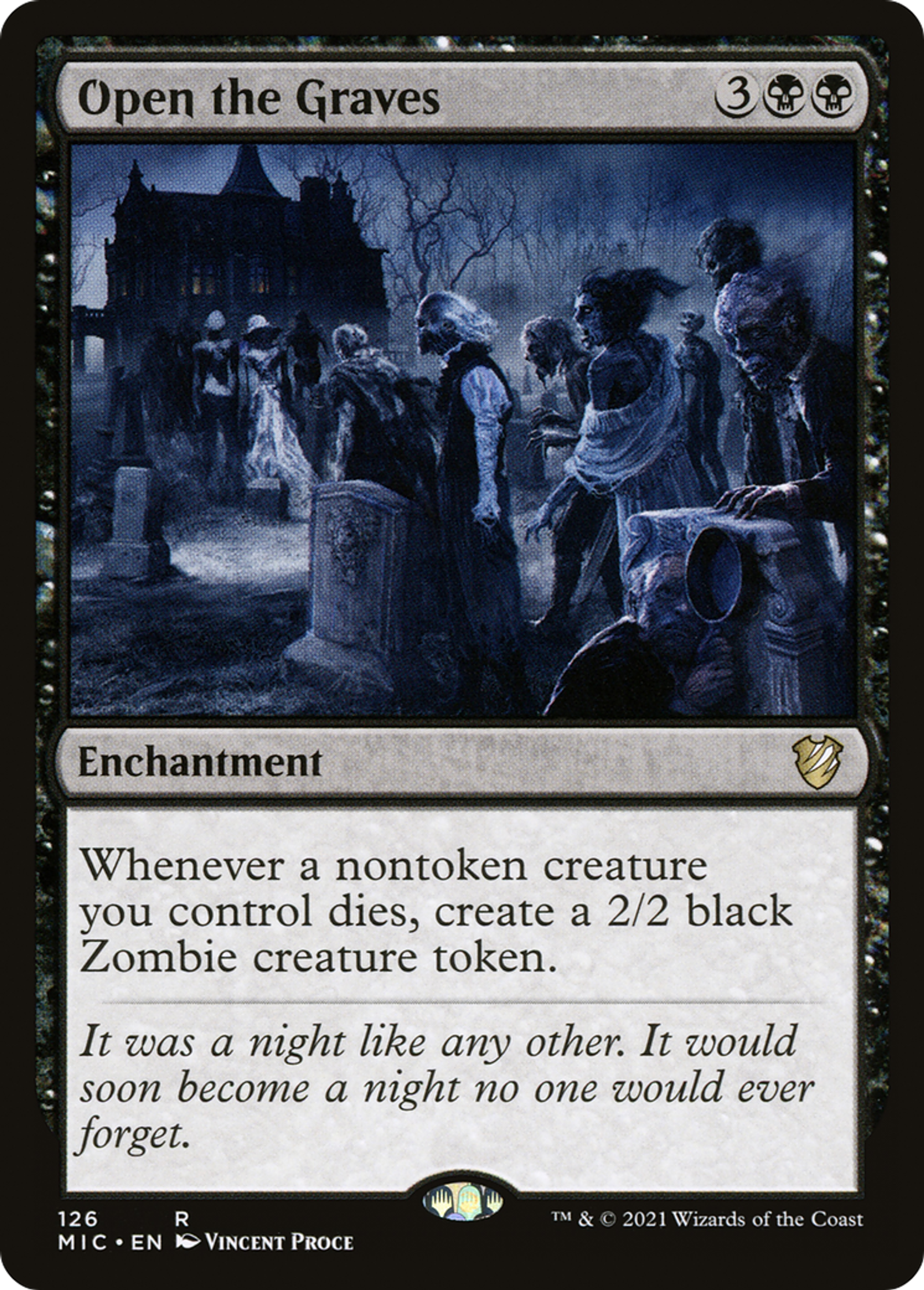 Ouvrez les tombes ! — Midnight Hunt Commander — Magic: The Gathering