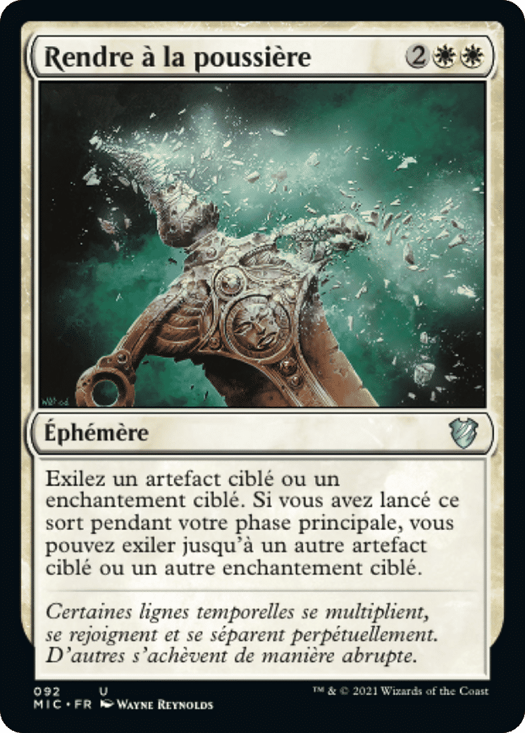 Rendre à la poussière — Midnight Hunt Commander — Magic: The Gathering