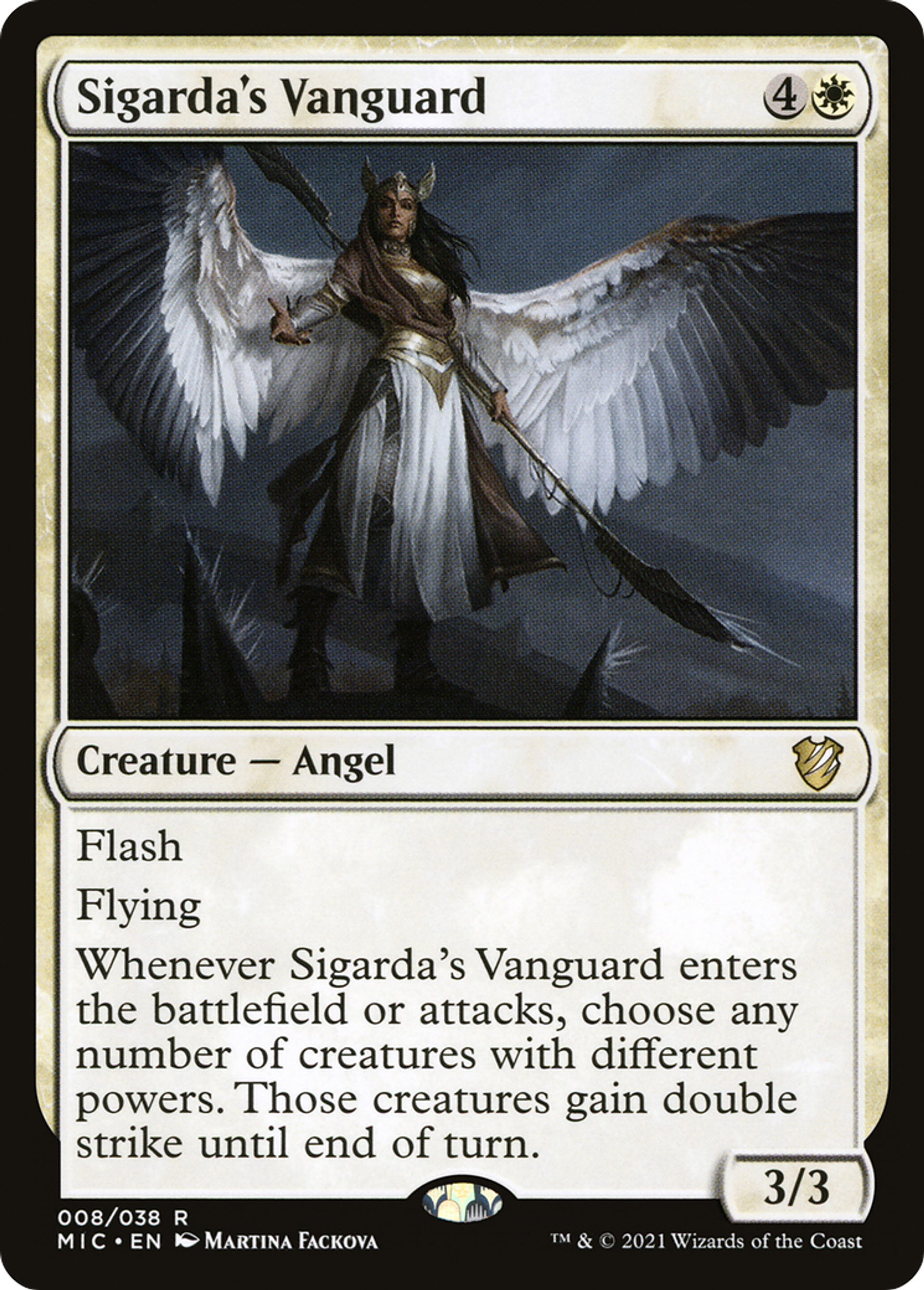 Sigarda's Vanguard — Midnight Hunt Commander — Magic: The Gathering