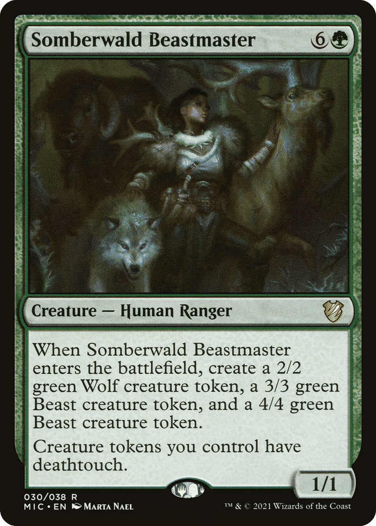 Somberwald Beastmaster — Midnight Hunt Commander — Magic: The Gathering