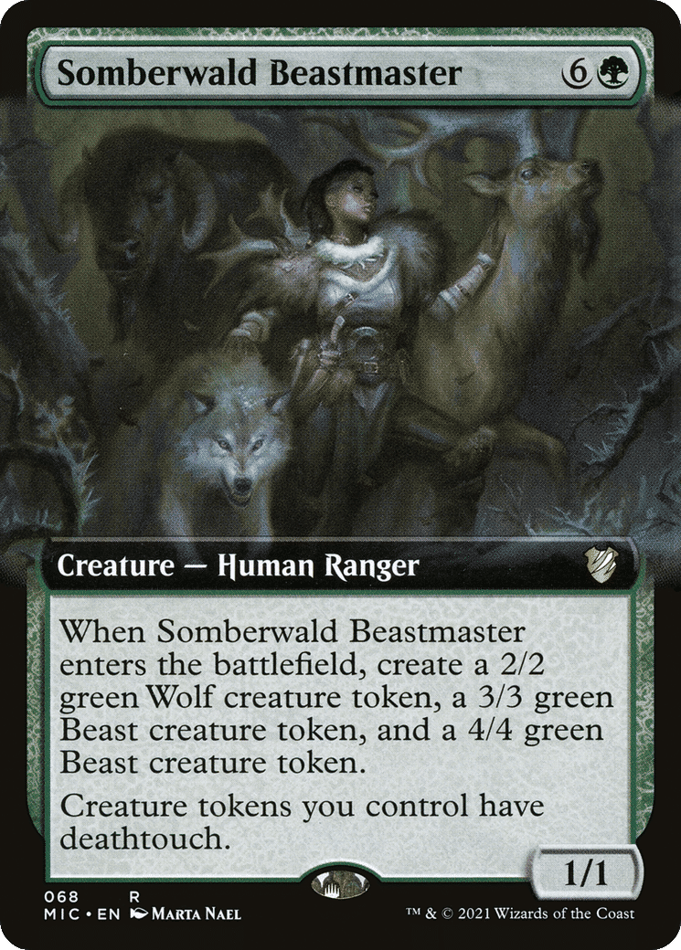 Somberwald Beastmaster — Midnight Hunt Commander — Magic: The Gathering