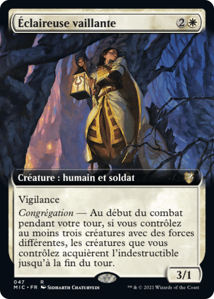 Éclaireuse vaillante — Midnight Hunt Commander — Magic: The Gathering