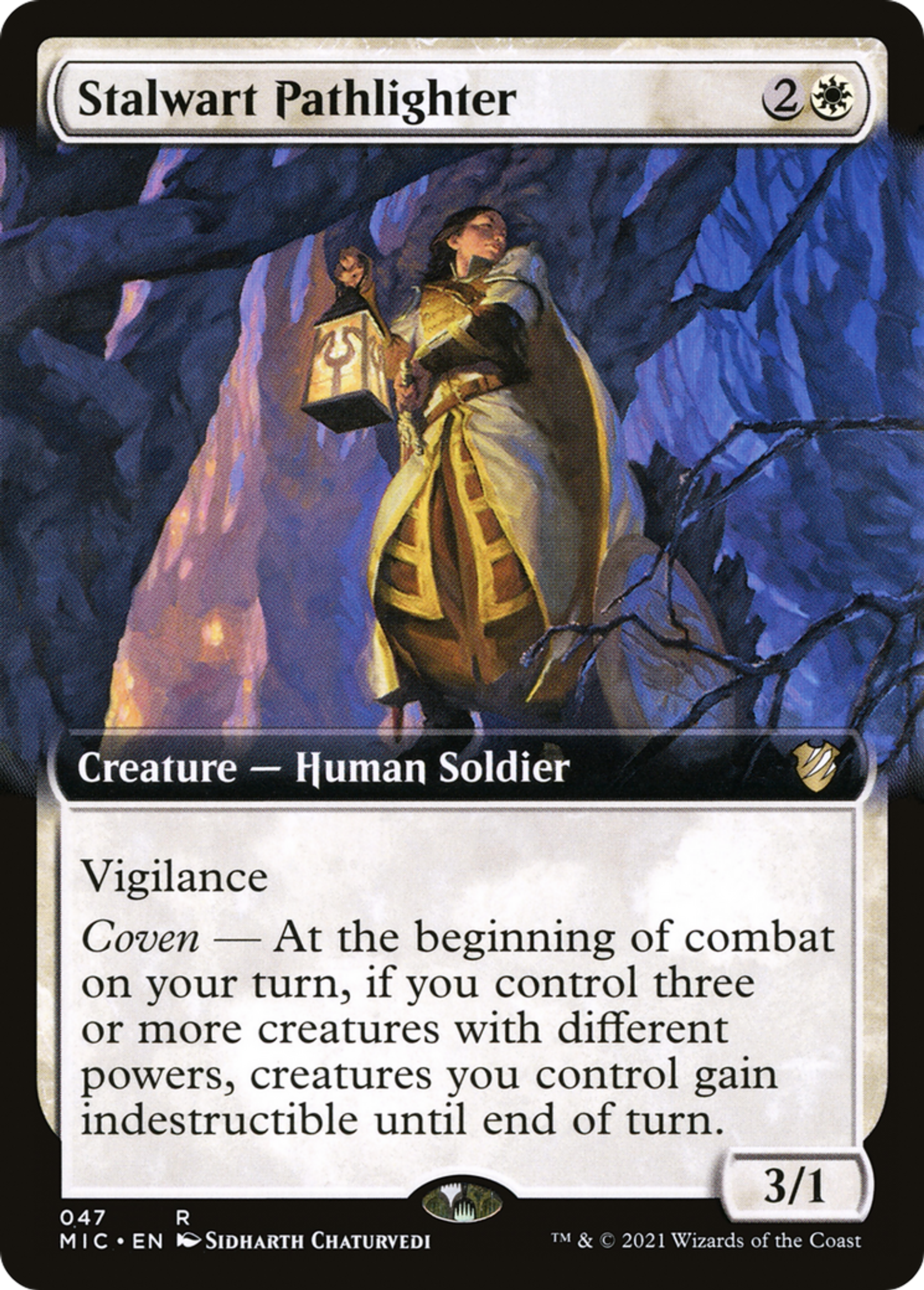 Éclaireuse vaillante — Midnight Hunt Commander — Magic: The Gathering