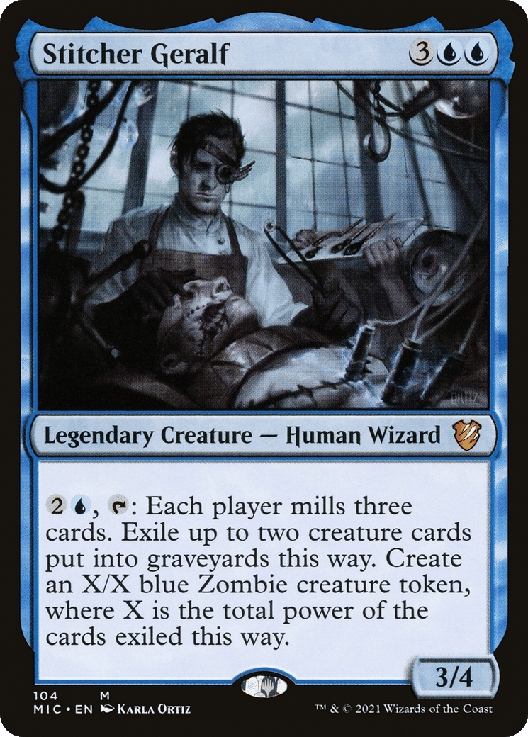 Stitcher Geralf — Midnight Hunt Commander — Magic: The Gathering