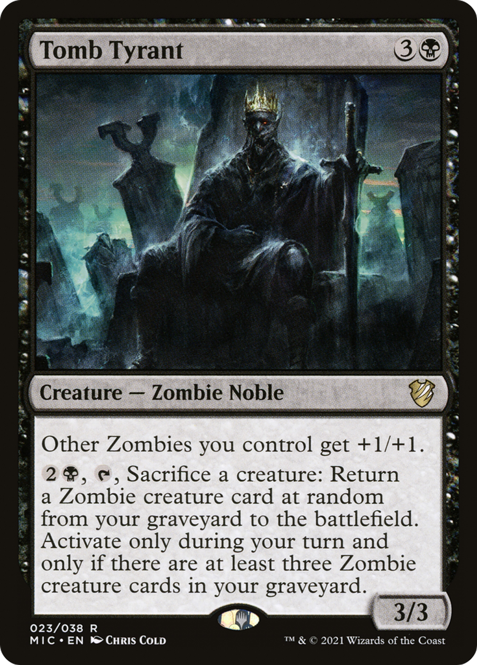 Tyran des tombes — Midnight Hunt Commander — Magic: The Gathering