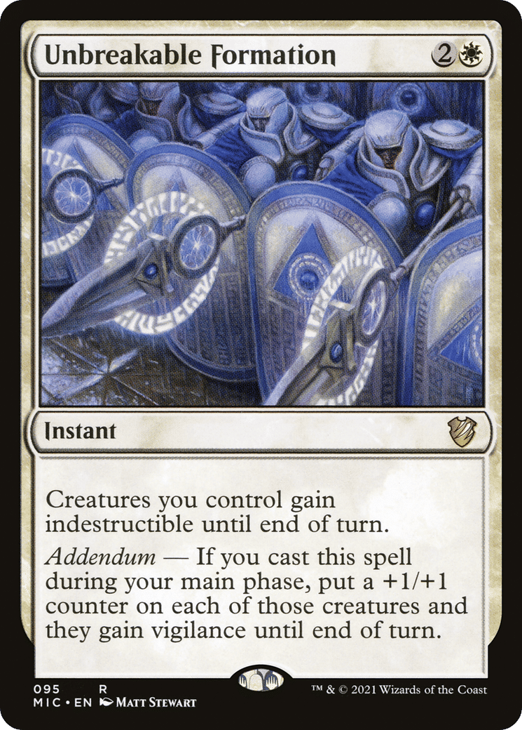 Unbreakable Formation — Midnight Hunt Commander — Magic: The Gathering